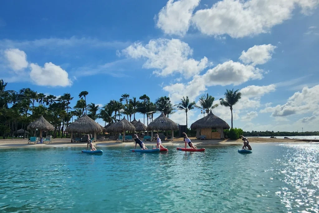 A moment at Namaste Yoga Aruba