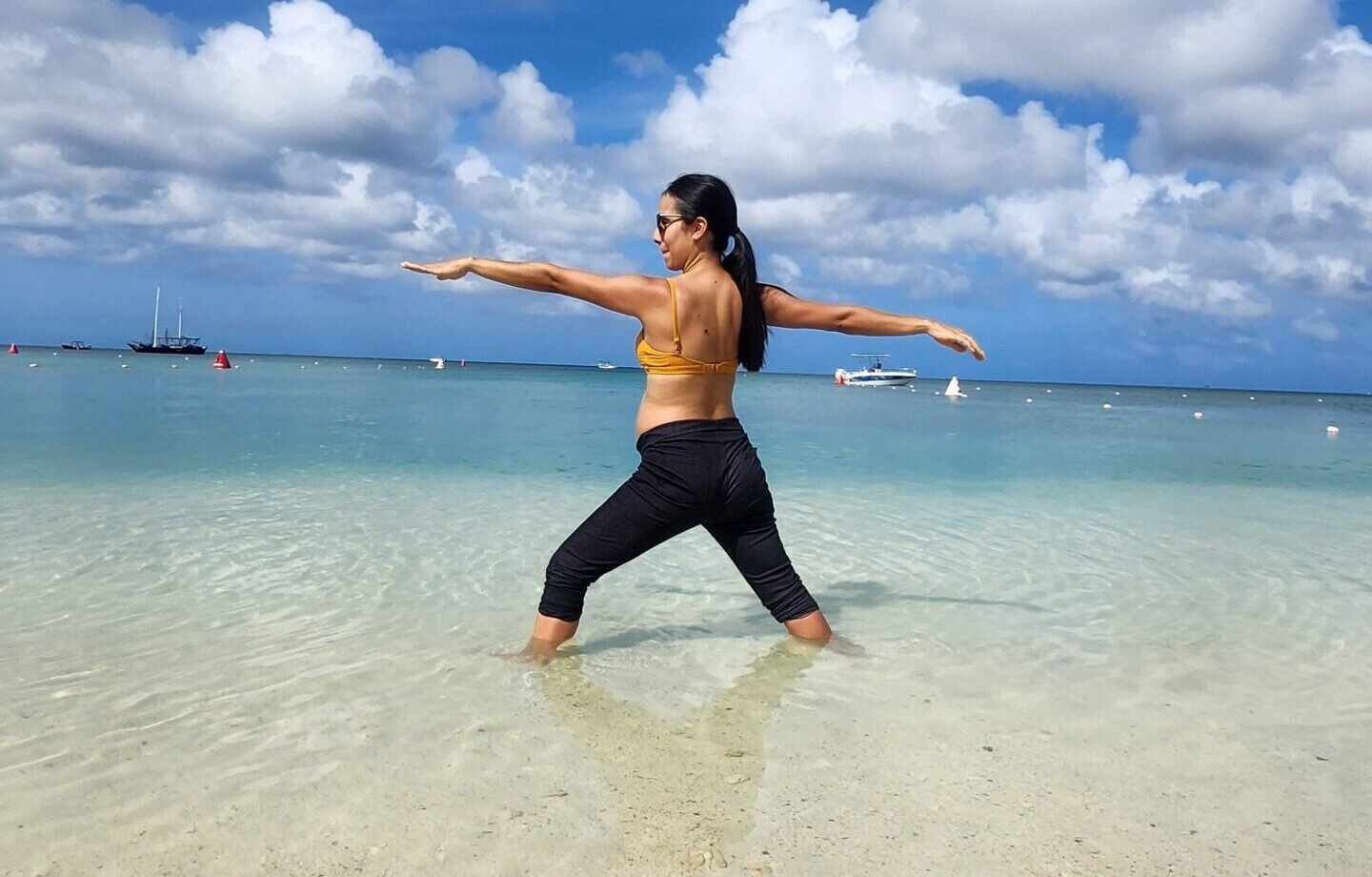 A moment at Namaste Yoga Aruba